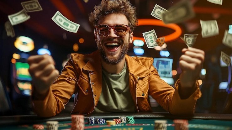 Pembagian kartu awal Tampilan kartu awal dalam Infinite Blackjack